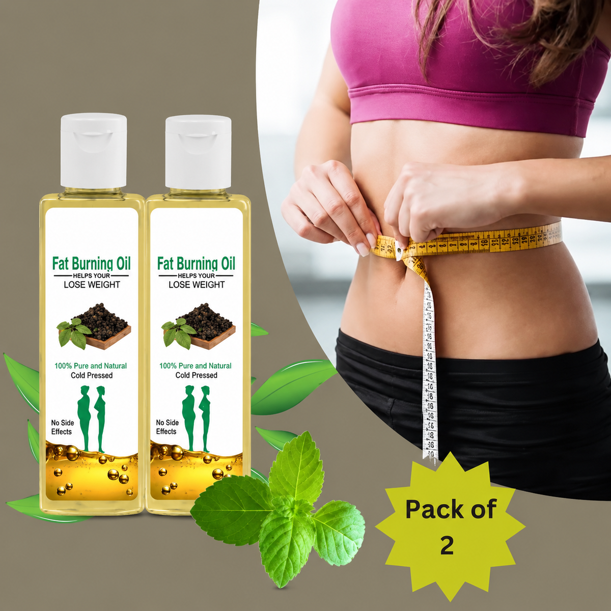 Fat Burning Oil Pack of 2