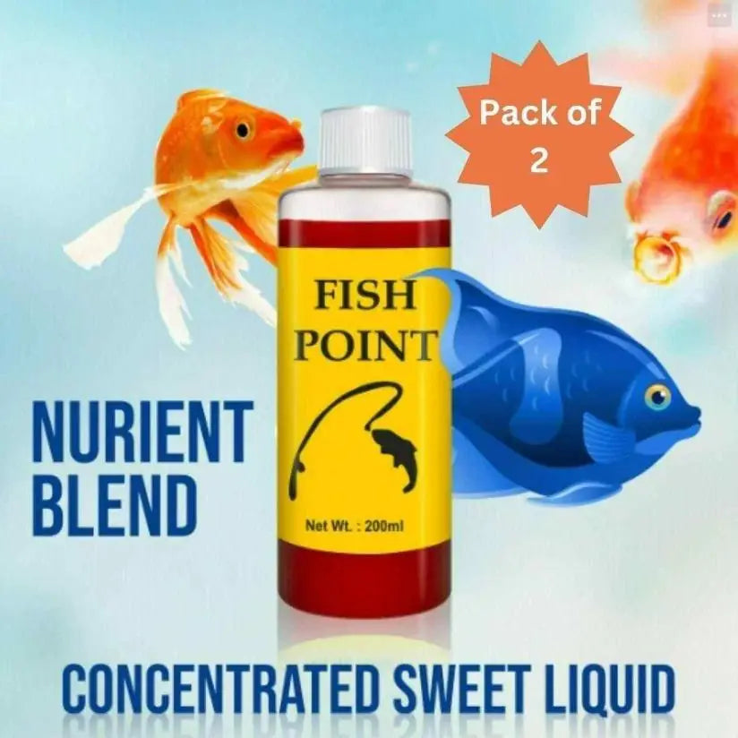 FISH POINT – NATURAL BAIT FOR FISH 200ML (Pack of 2)