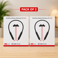 Bullets Wireless Z2 ANC Neckband Earphones pack of 2