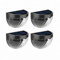 Solar Powered Garden & Wall Lights PACK OF 4