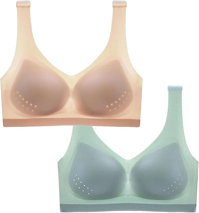 Ultra Thin Ice Silk Bra (Pack of 2)