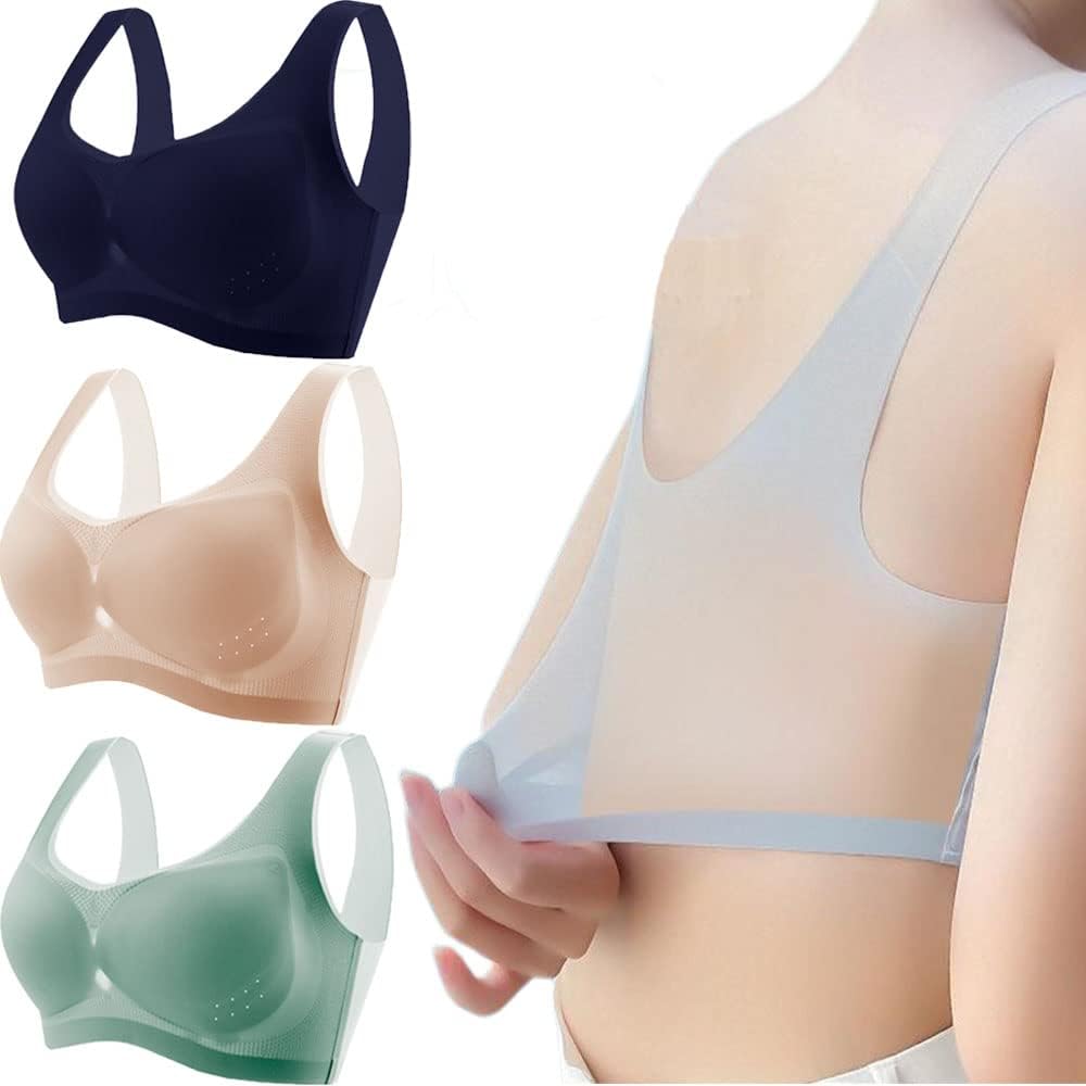 Ultra Thin Ice Silk Bra (Pack of 3)