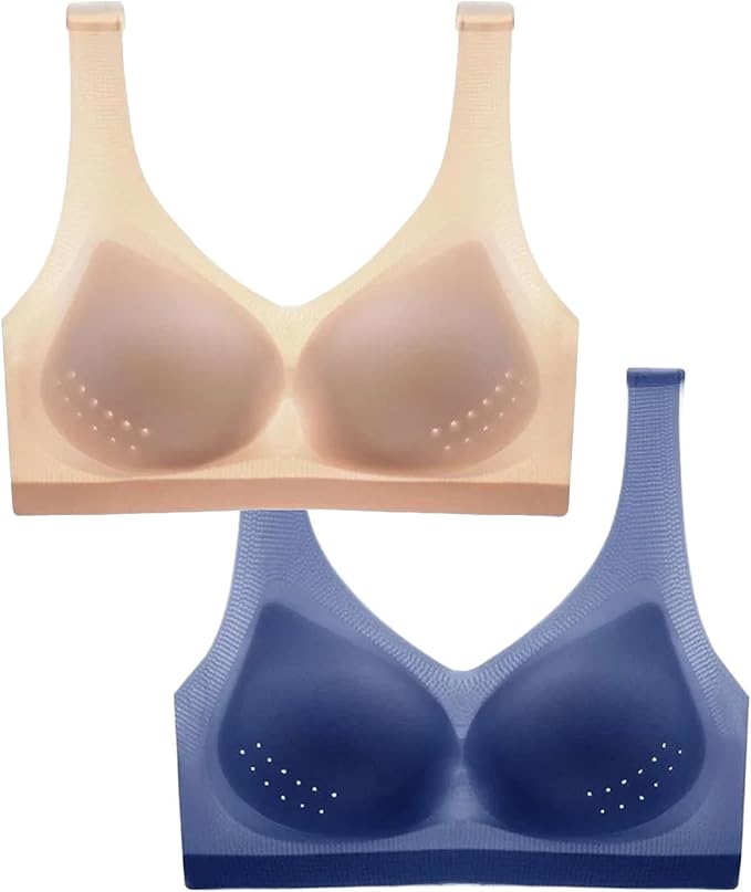 Ultra Thin Ice Silk Bra (Pack of 2)