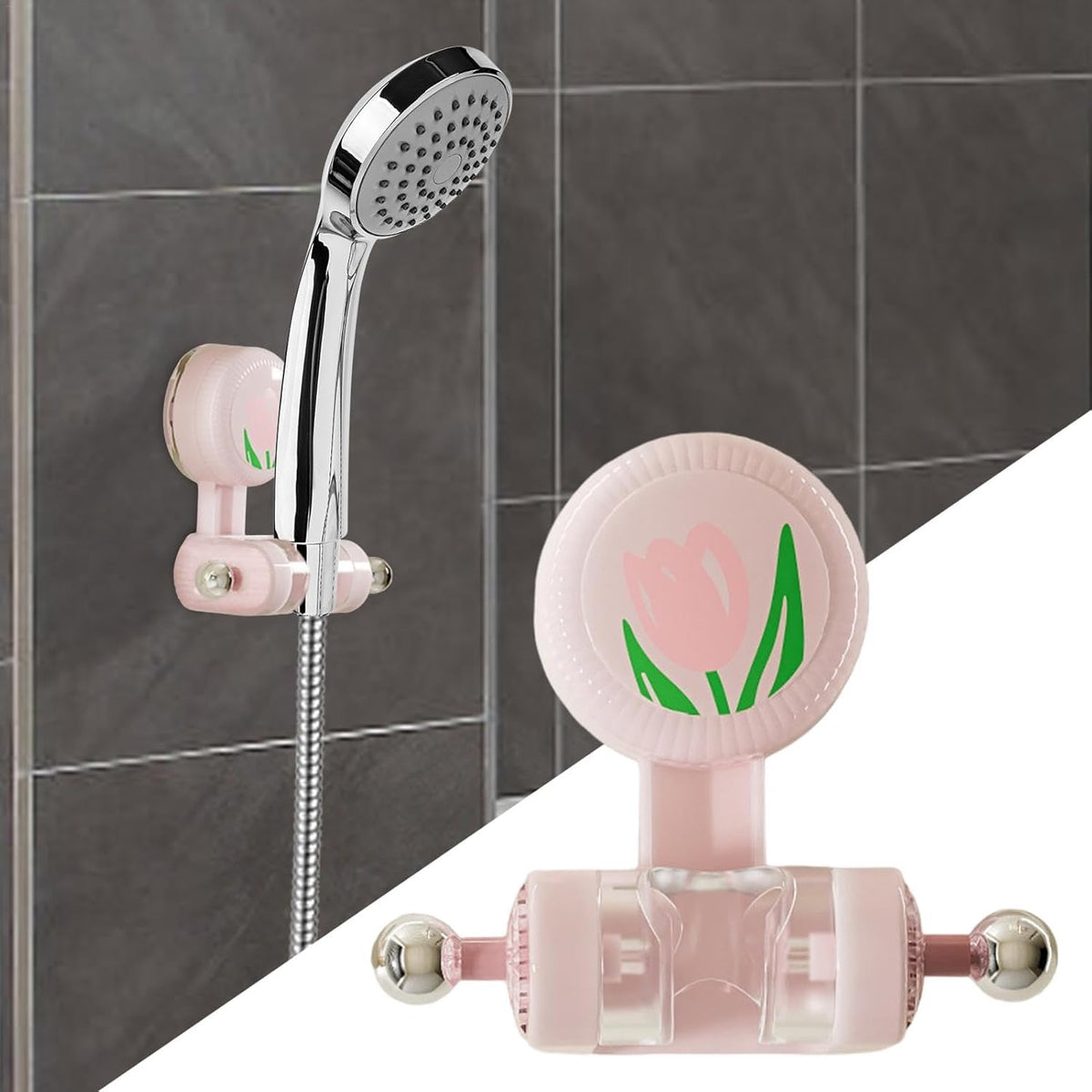 Bathroom Wall Mount Cute Handheld Shower Head Holder