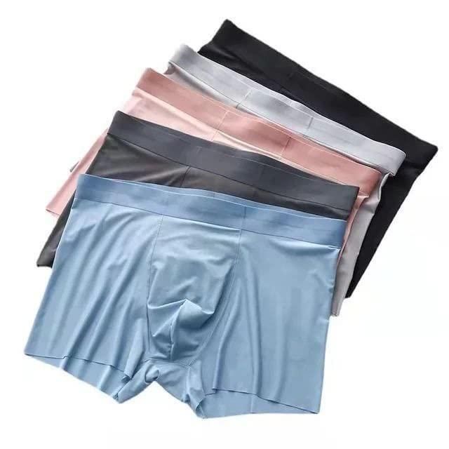 Men's Ice Silk Briefs Boxers  (Pack of 3)(random colour)