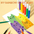 Rainbow Scratch Dot Art Painting Kits Set for Kids