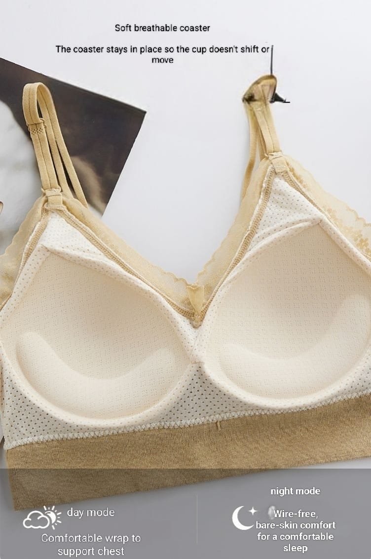 Everyday Wireless Bra for Teen Girls & Women – Easy Pull Style, Light Padding, Free Size