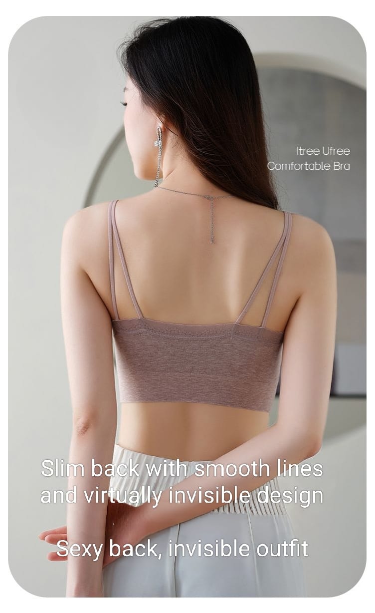Everyday Wireless Bra for Teen Girls & Women – Easy Pull Style, Light Padding, Free Size