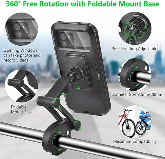 M3 Rider Waterproof Bicycle/Motorcycle Holder PACK OF 1