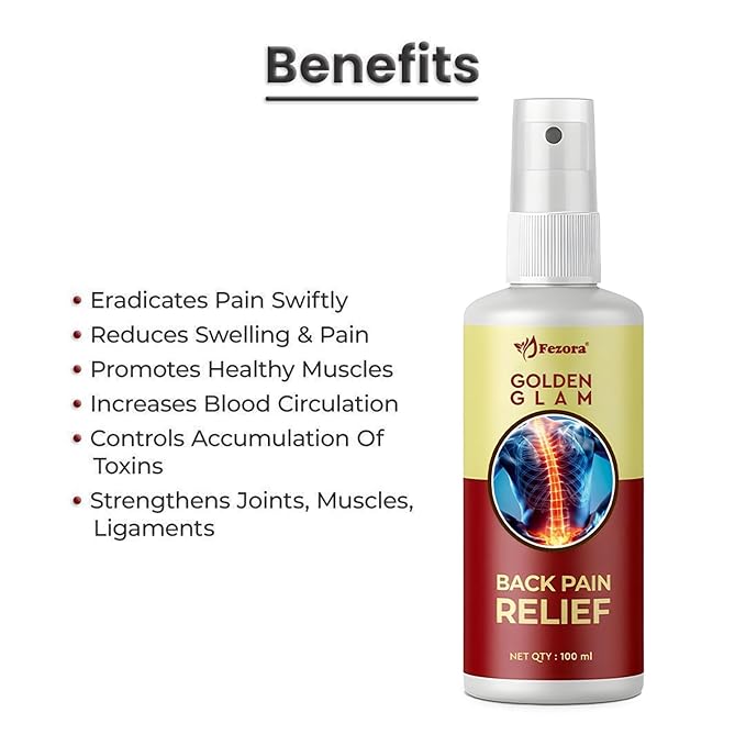 Golden Glam Back Pain Relief Spray 100 ml