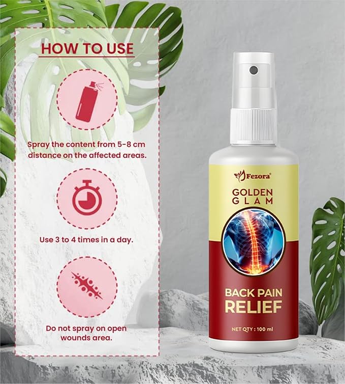 Golden Glam Back Pain Relief Spray 100 ml