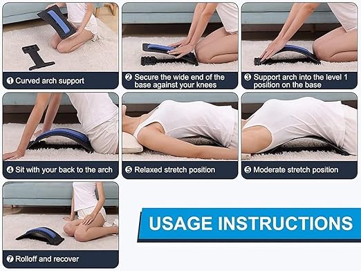 Adjustable Back Stretcher Lumbar Support