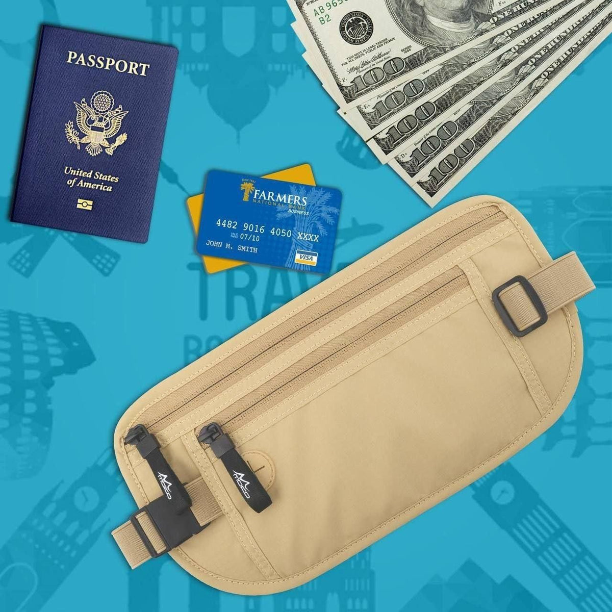 Waist Belt Bag( RANDOM COLOR)