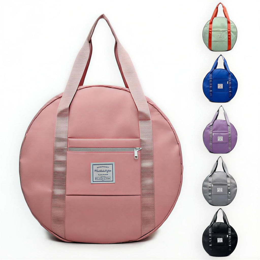 Round Duffle Travelling Bag – Large Capacity Waterproof (RANDOM COLOR)