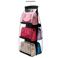 Purse Holder Stand Handbag Holder Wall Hanging Handbag Organizer With 6 Pockets