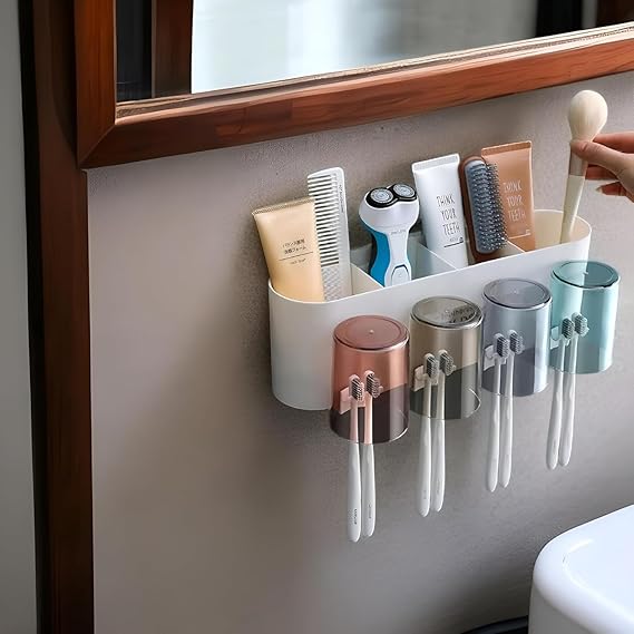 Toothbrush Holder Wall Mounted(4cup)