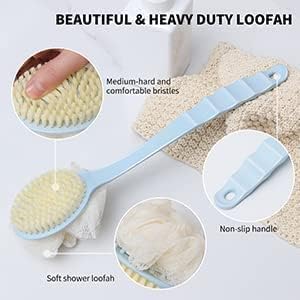 2-in-1 Long Handle Body Brush & Multipurpose Cleaning Set Pack Of 1