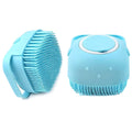 SCRUBBING Soft Silicone Bath Brush With Hooks Baby Showers silicon Cleaning Brushes(PACK 1)