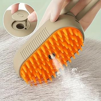 Pets Empire Steam Pet Brush for Dogs & Cats