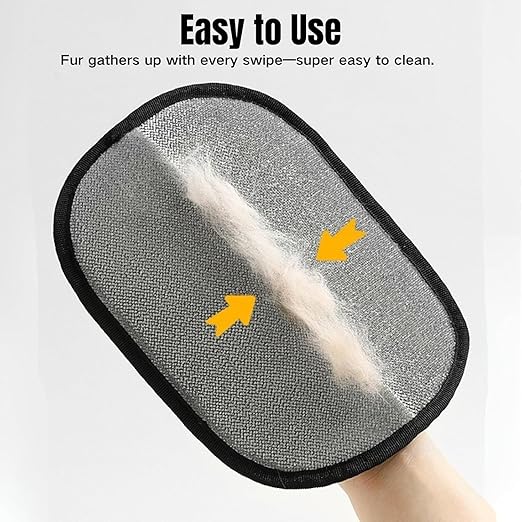 Pet Hair Removal Glove fot for Couch, Clothes, Car, Carpet, Bed, Furniture PACK OF 1