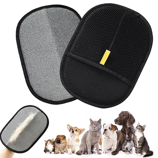 Pet Hair Removal Glove fot for Couch, Clothes, Car, Carpet, Bed, Furniture PACK OF 1