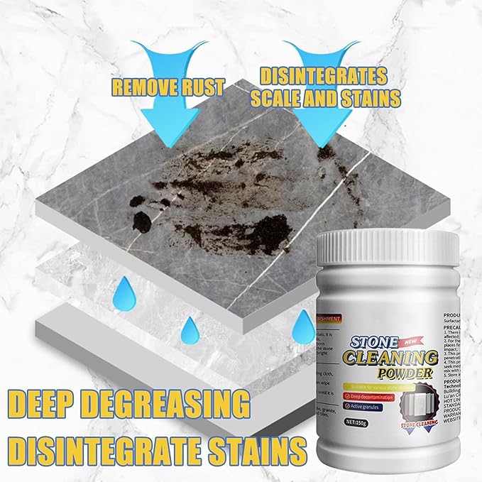 Stone Cleaning Powder Cleaners & Polishes 150G Each PACK OF 2
