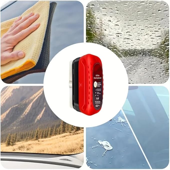 Window Oil Film Remover Tool with Sponge Head PACK OF 1
