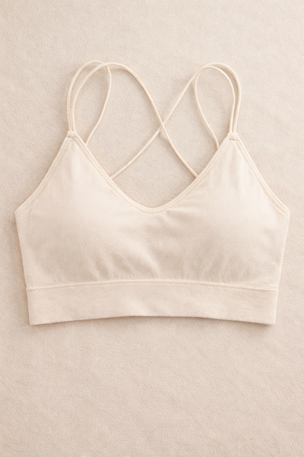 Womens Cross Strap V-Neck Sports Bra In Free Size pack of 1