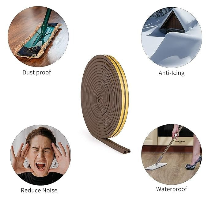 Door Gap Sealer, Door Sealing Strip , Random Colour