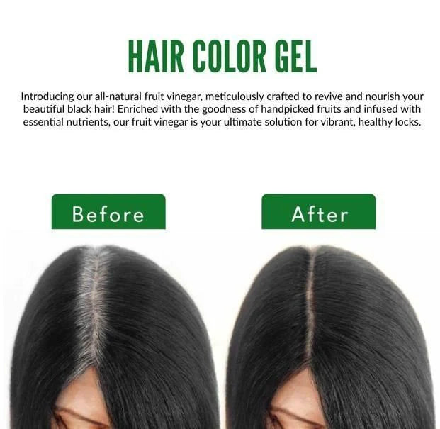 Hair Color Gel  Gray Hair Coverage Pack Of 2