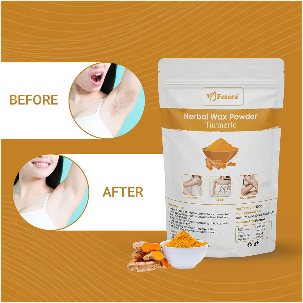 TURMERIC WAX POWDER 100 GM (PACK OF 1)