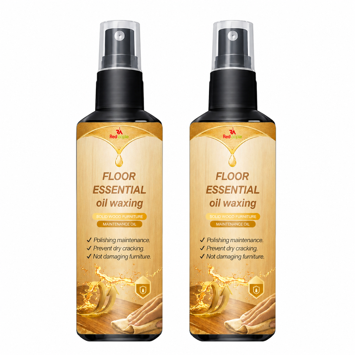 Floor essential oil waxing 100 ml - pack of 2