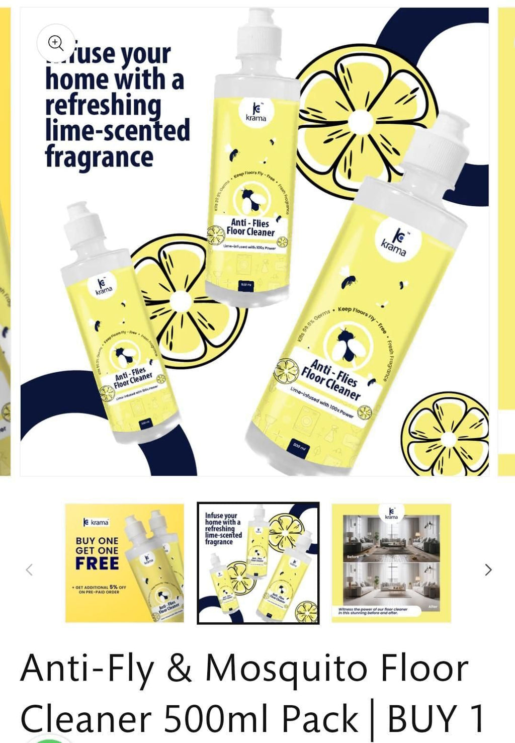 AI Anti Fly floor cleaner(PACK2)