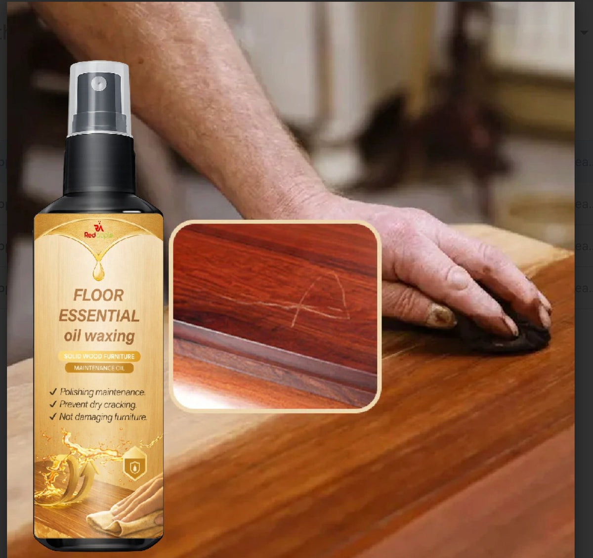 Floor essential oil waxing 100 ml - pack of 2