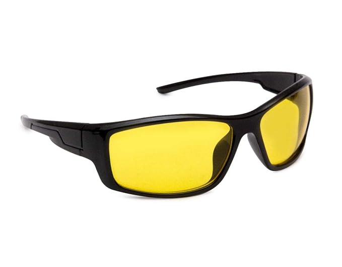 night driving glasses, unisex, eye-wear for day and night, yellow color, sunglasses for bikes and cars, rectangle glass