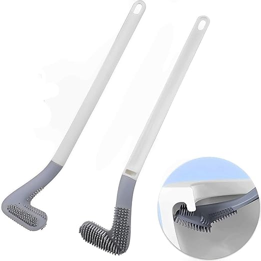 Golf Shape Silicone Toilet Brush Pack Of 2