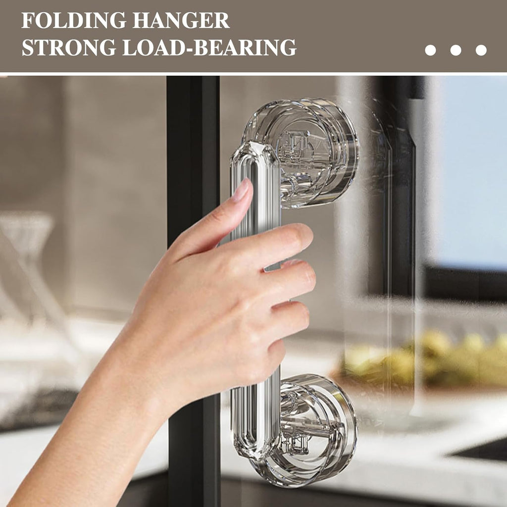Waterproof Suction Cup Handle, Suction Cup Door Handle for Bathroom and Kitchen Cabinet Drawer