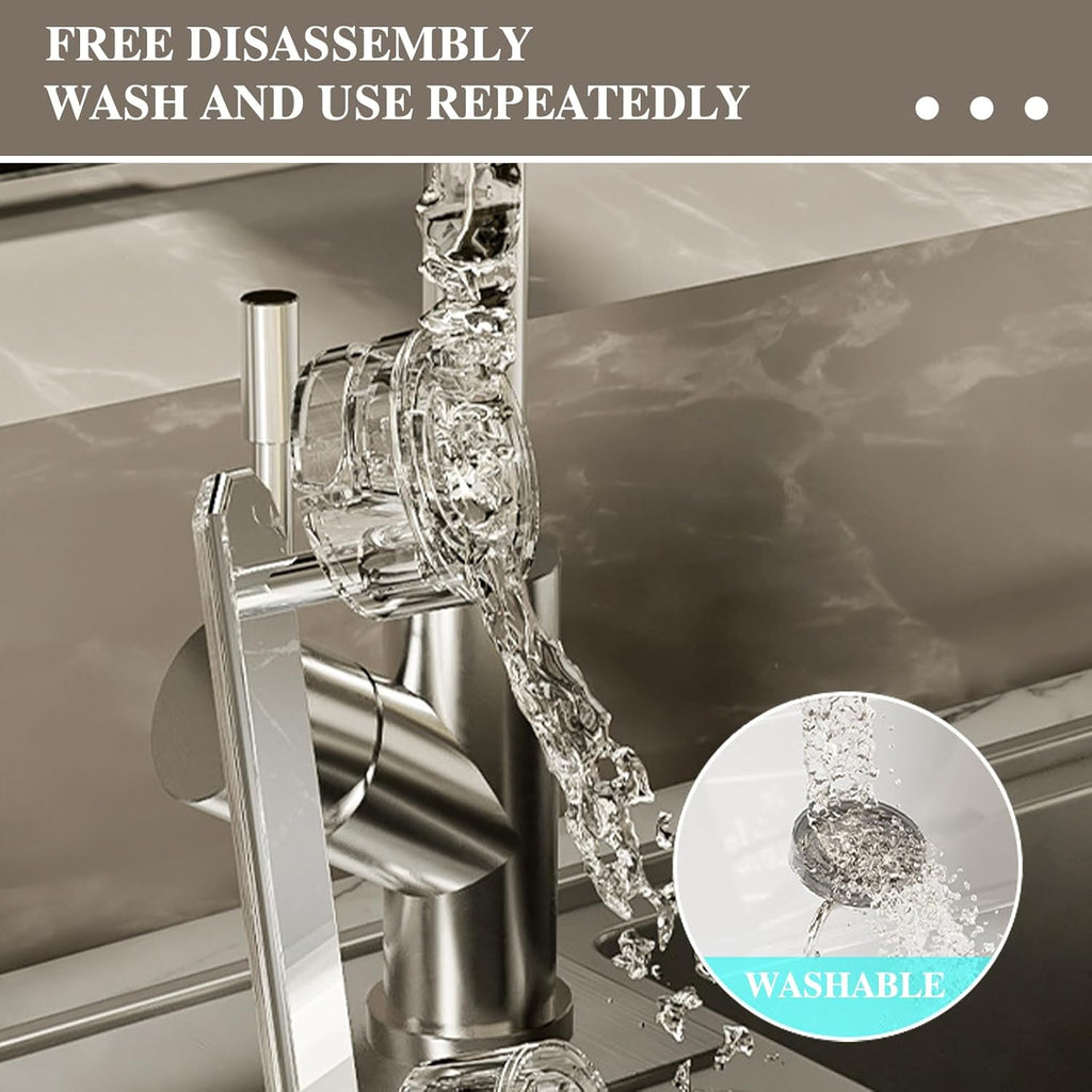 Waterproof Suction Cup Handle, Suction Cup Door Handle for Bathroom and Kitchen Cabinet Drawer