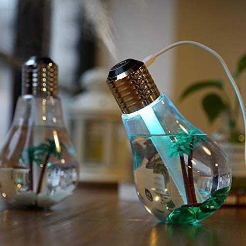 Bulb Automatic Spray Humidifier Sanitizer Air freshener Color Led pack of 1