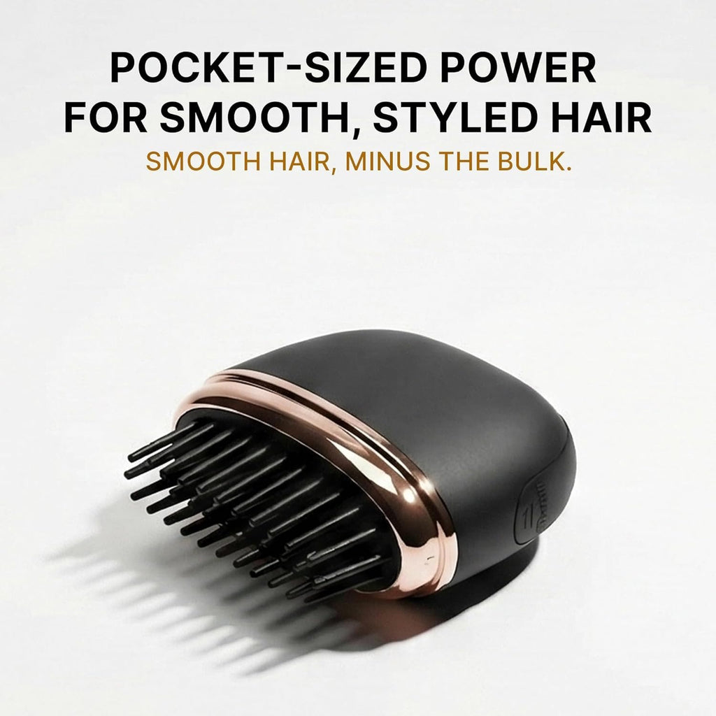 Hanglow-Straight Hair Comb Wireless Portable Straight Hair Comb Straight Hair Comb Mini Cordless Straightening Comb