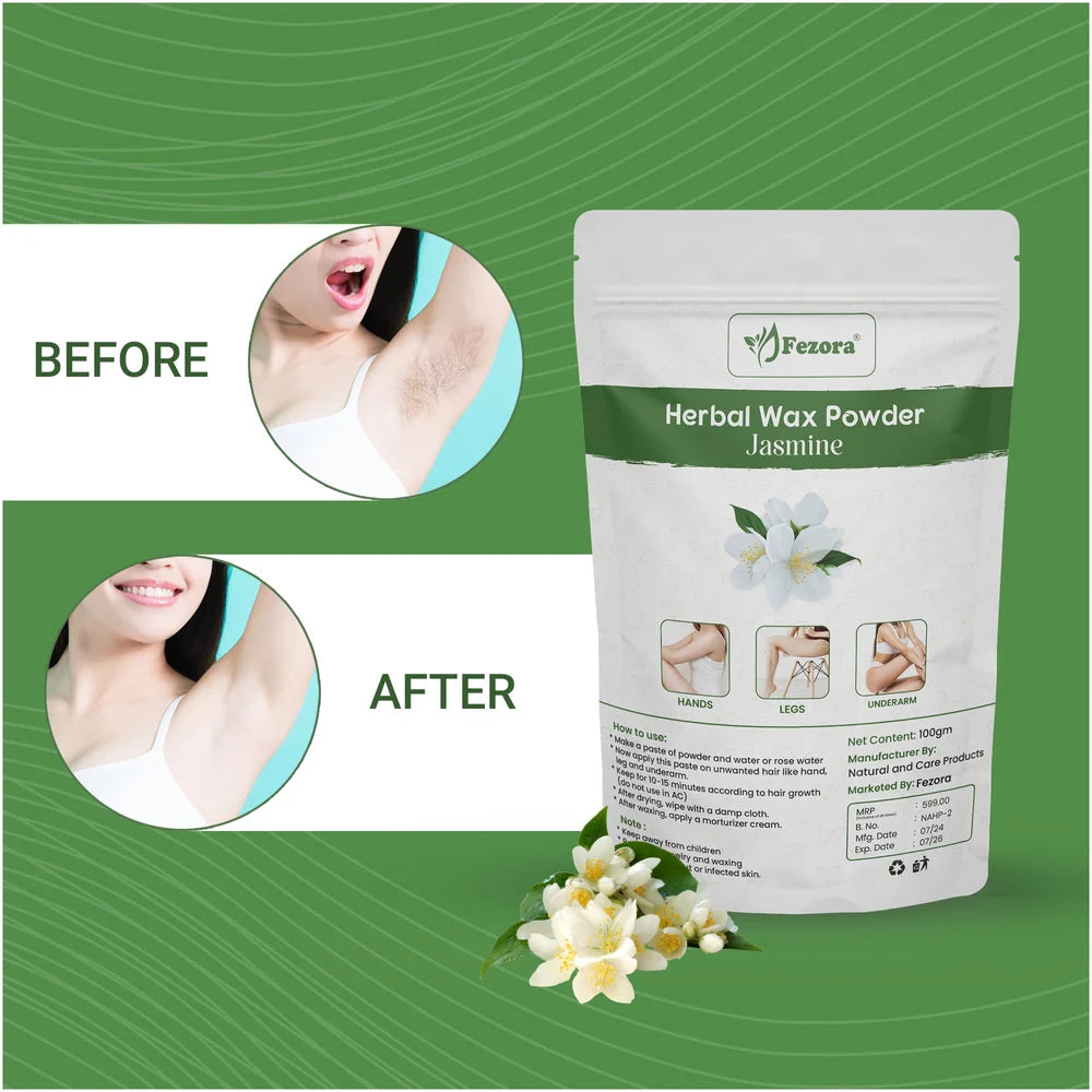 JASMINE WAX POWDER 100gm(PACK OF 1)
