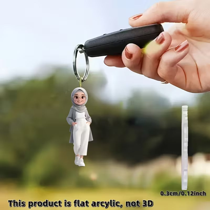 Car mirrior 2Dflat pendant