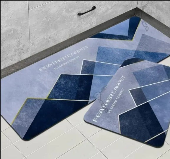 Waterproof Kitchen Floor Mat Set Of 2pcs