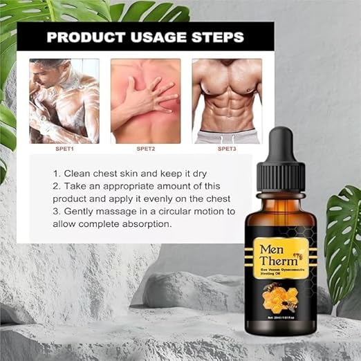 Men Therm Bee Venom Heating Oil for Men(PACK2)