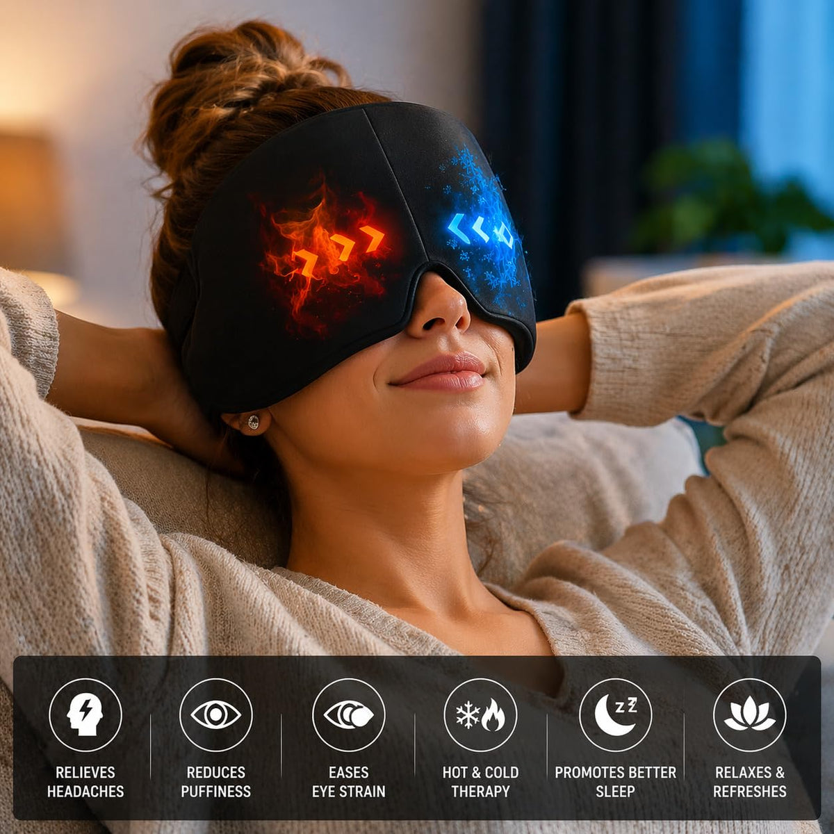 She Heals Migraine Relief Cap for Migraines, Headaches, Sinuses, Tension Relief Headache Relief Cap - For She Heals brand (Copy)