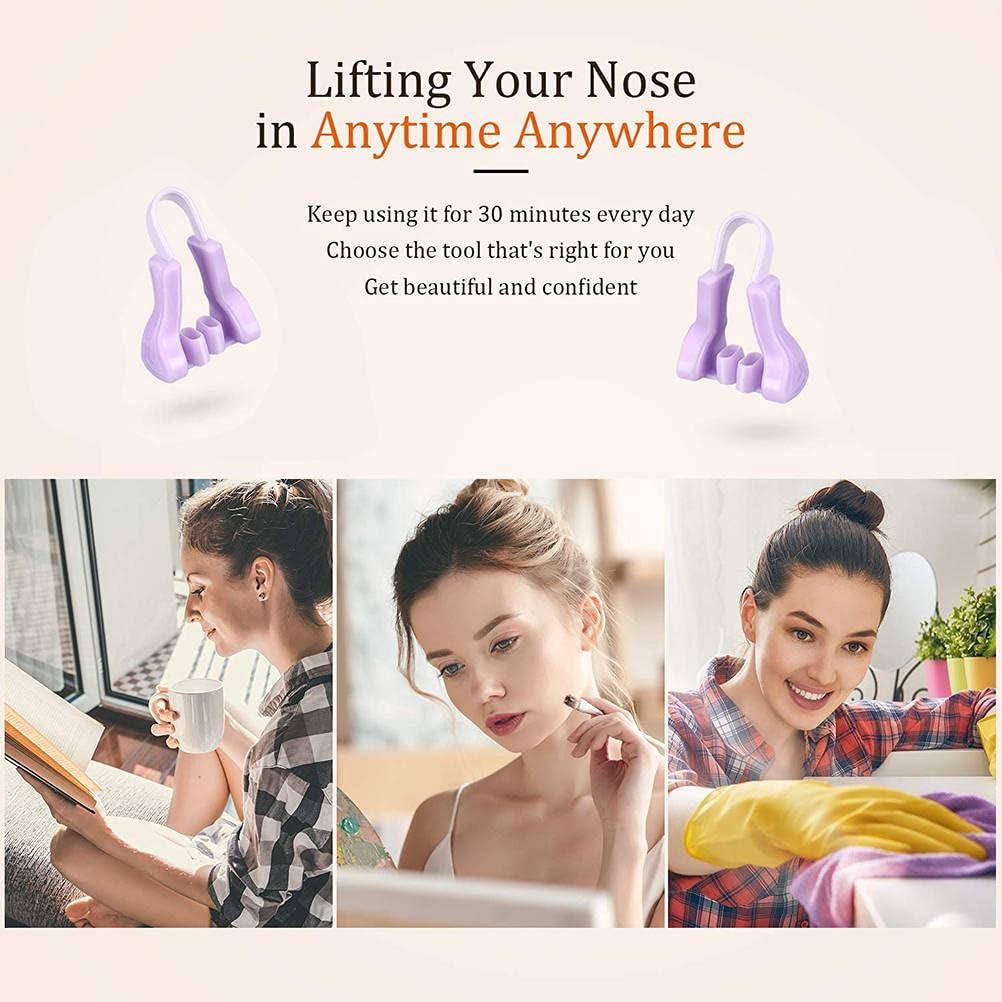 Silicone Nose Shaper Clip PACK OF 1 (MULTICOLOR)