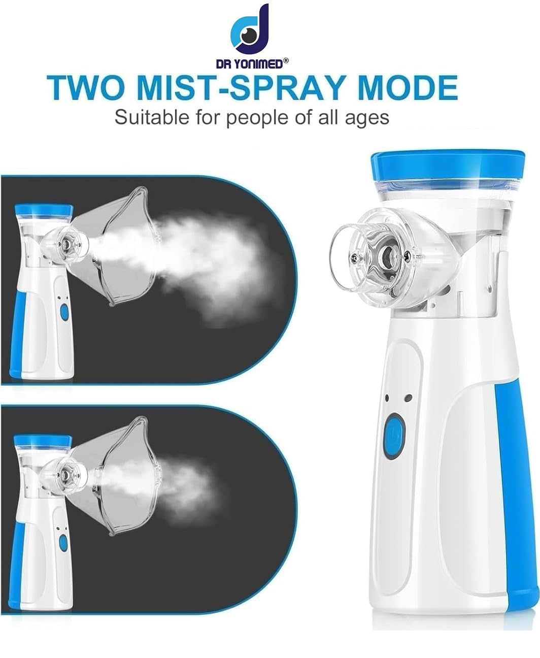 Portable Mesh Nebulizer, Quiet & Portable Low Power Nebulizer Machine