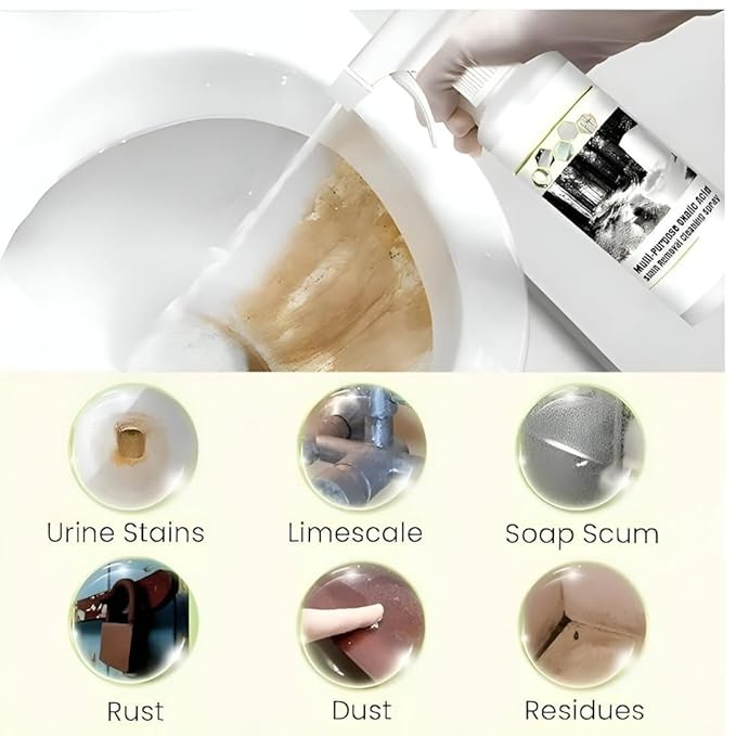 Multi-Purpose Oxalic Acid Stain Removal Cleaning Spray 200ml(pack 1)