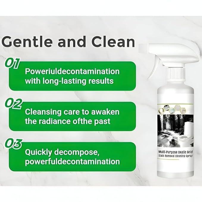 Multi-Purpose Oxalic Acid Stain Removal Cleaning Spray 200ml(pack 1)