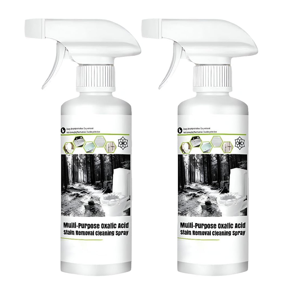 Oxalic Acid Stain Removal Spray, Toilet Cleaner Extra Strong, Oxalic Acid Cleaner 200ml(PACK 2)
